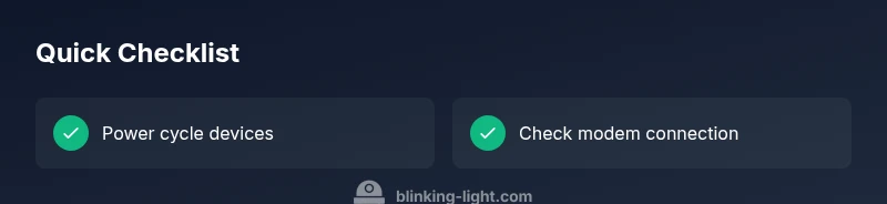 Checklist for fixing Google Wifi yellow blinking light