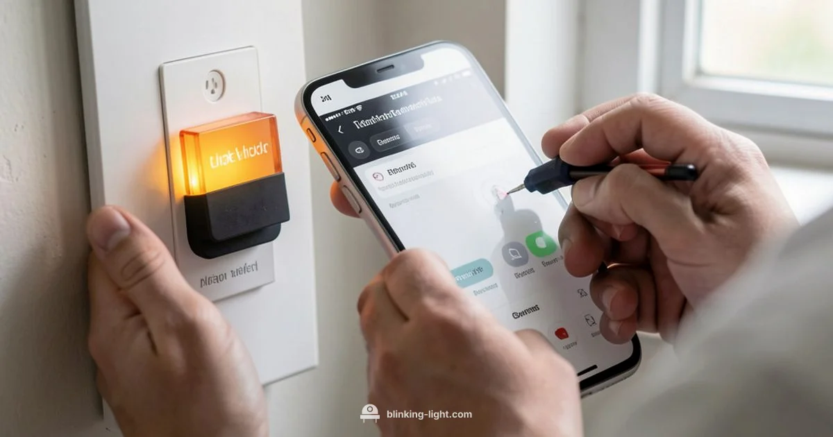 Remove Blinking Light