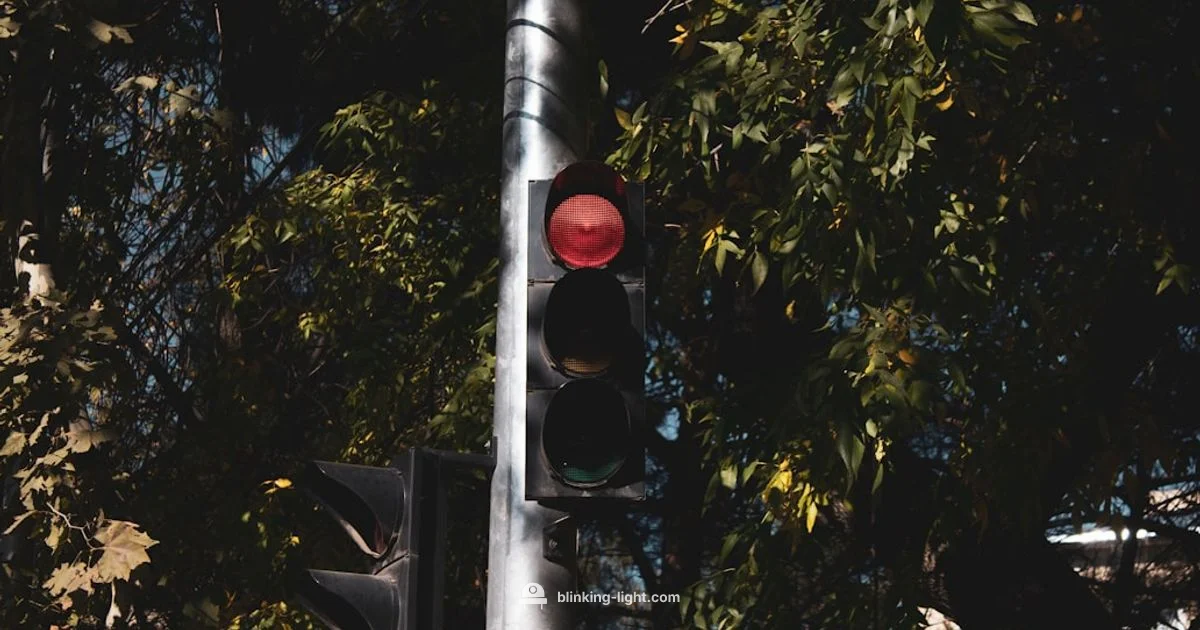 Red Light Alert - Blinking Light