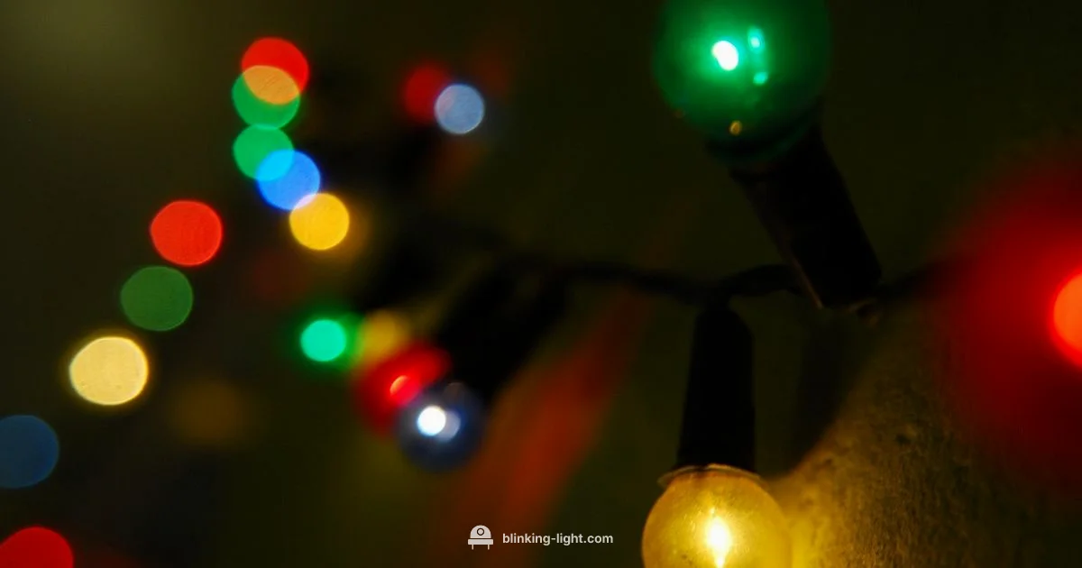 Blinking Christmas Lights - Blinking Light