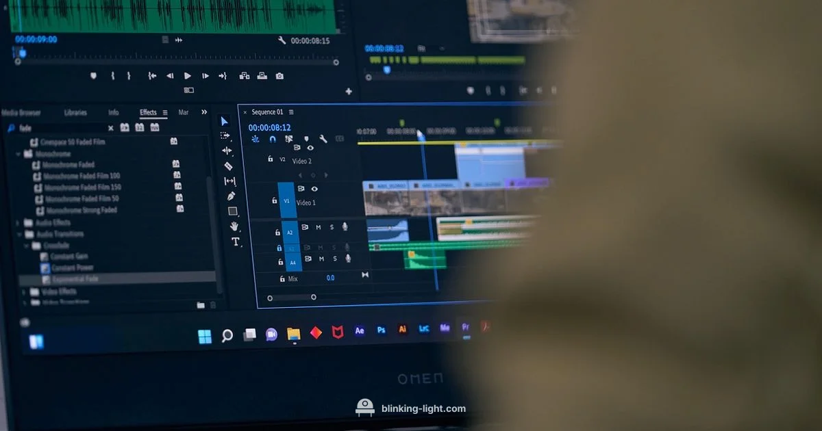 Fix Flicker in Premiere - Blinking Light