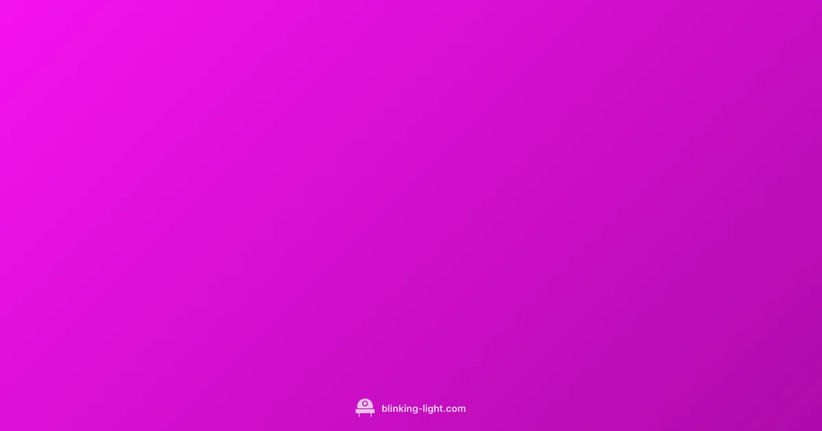 Blinking Light Issue (illustration)