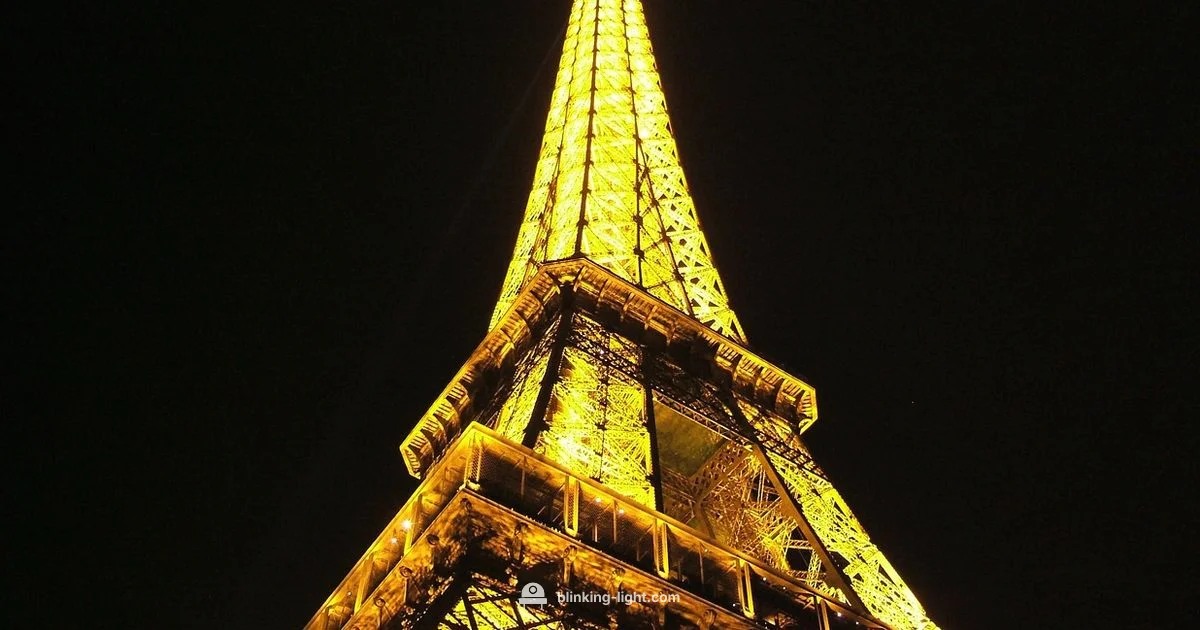 Eiffel Tower Lights - Blinking Light