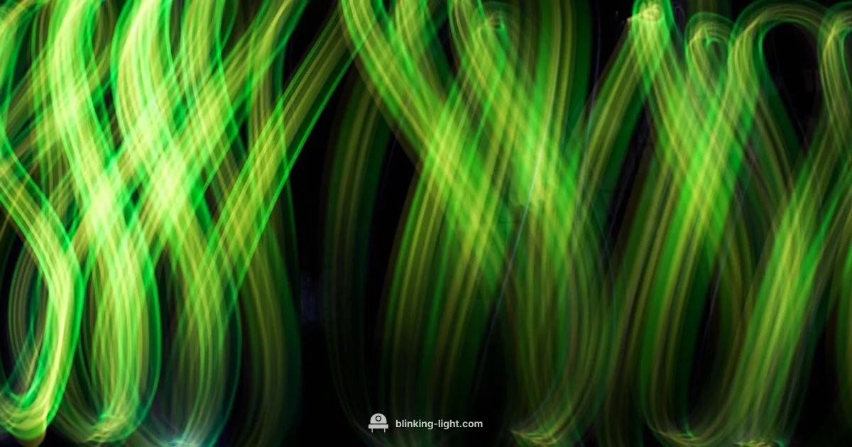 Blinking Green Light Blinking Green Light - Blinking Light