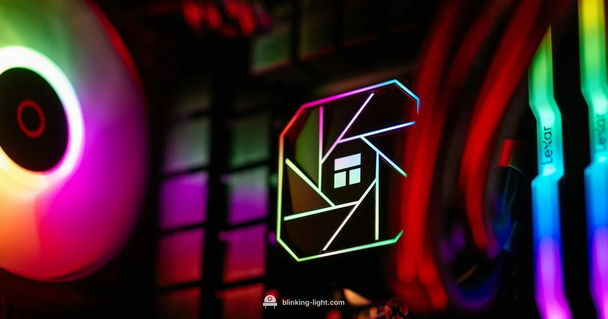 PC Case LED Alert - Blinking Light