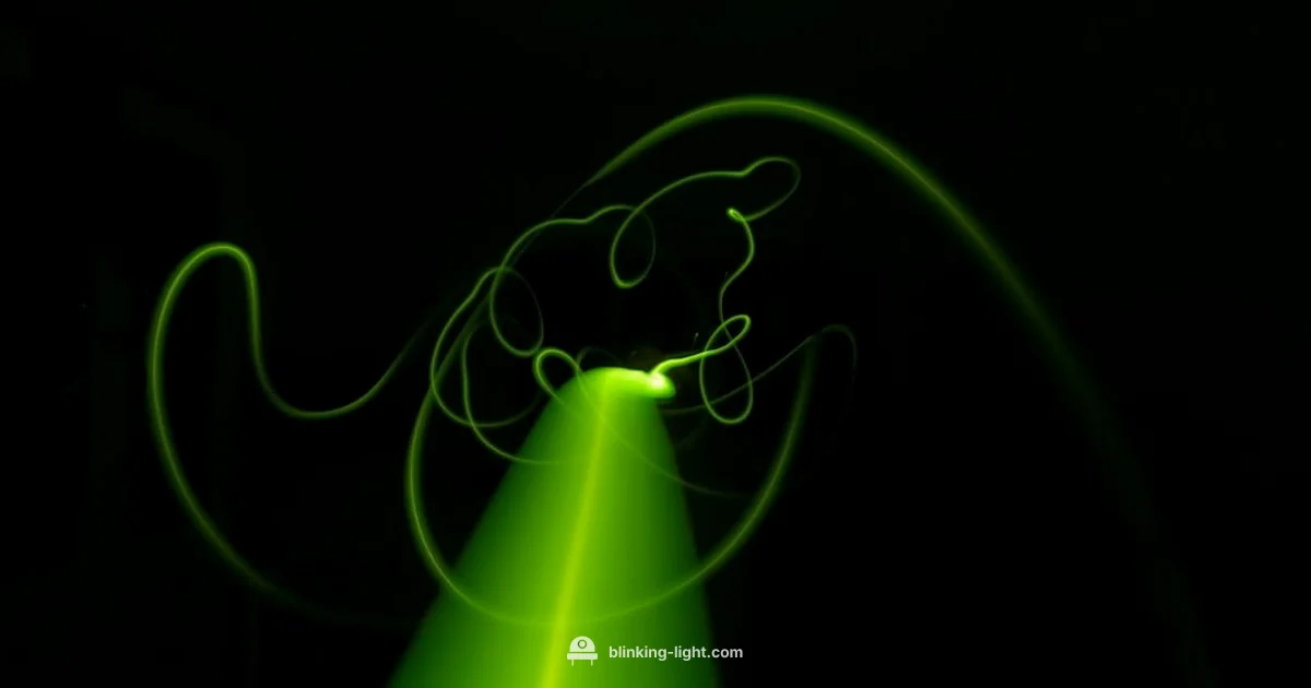 Green Light Signal Green Light Signal - Blinking Light