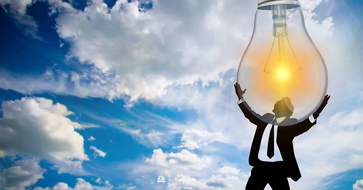 Solar Powered Blinking Light