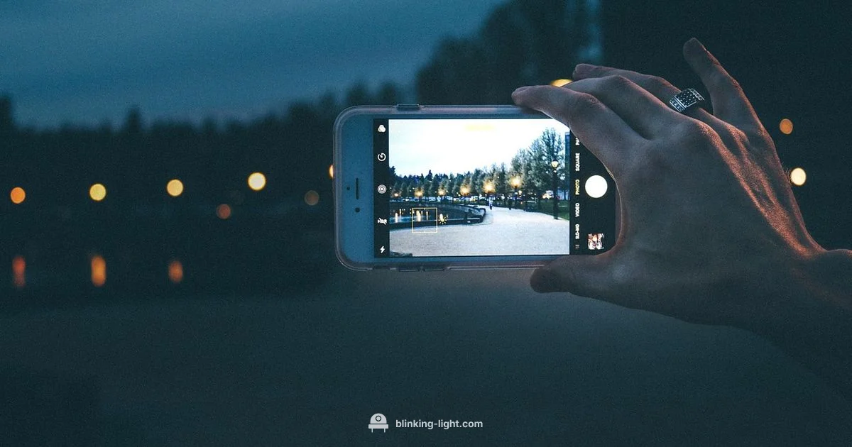 Camera Indicator Alert - Blinking Light