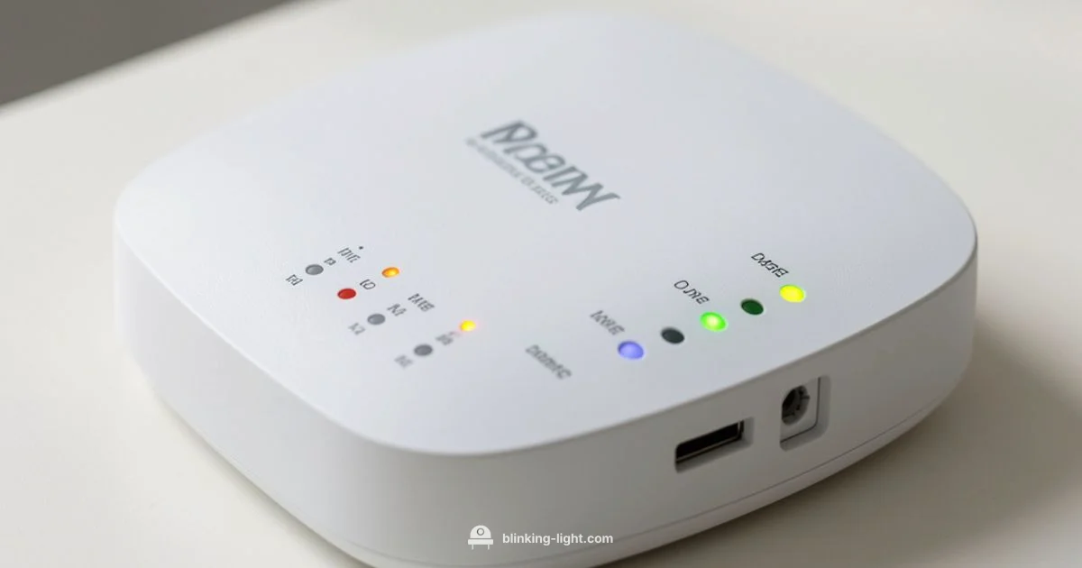 Blinking Modem Lights - Blinking Light