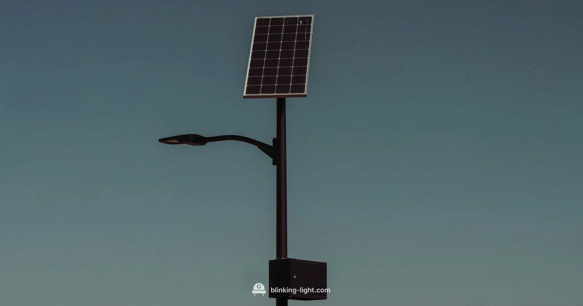 Solar Red Blink Guide - Blinking Light