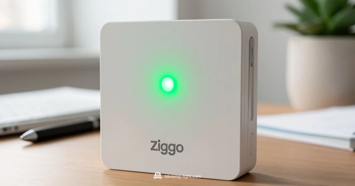 Ziggo Modem LED Guide Ziggo Modem LED Guide - Blinking Light