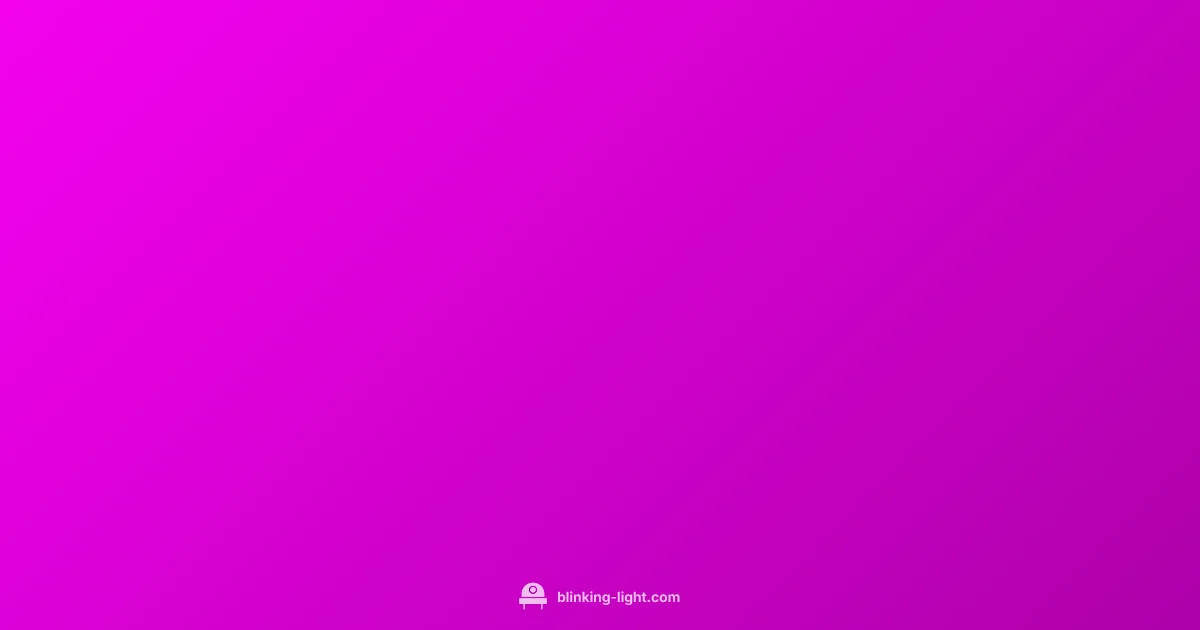 Blinking Light Guide (illustration)