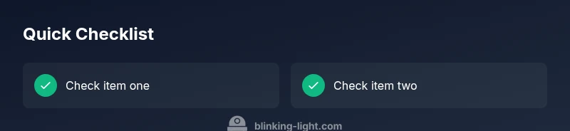 Checklist for troubleshooting blinking electric blanket indicators